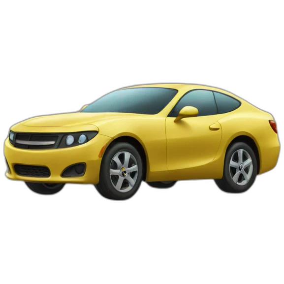 car with a sunglasses  emoji