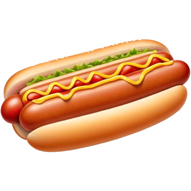 danish red hot dog emoji