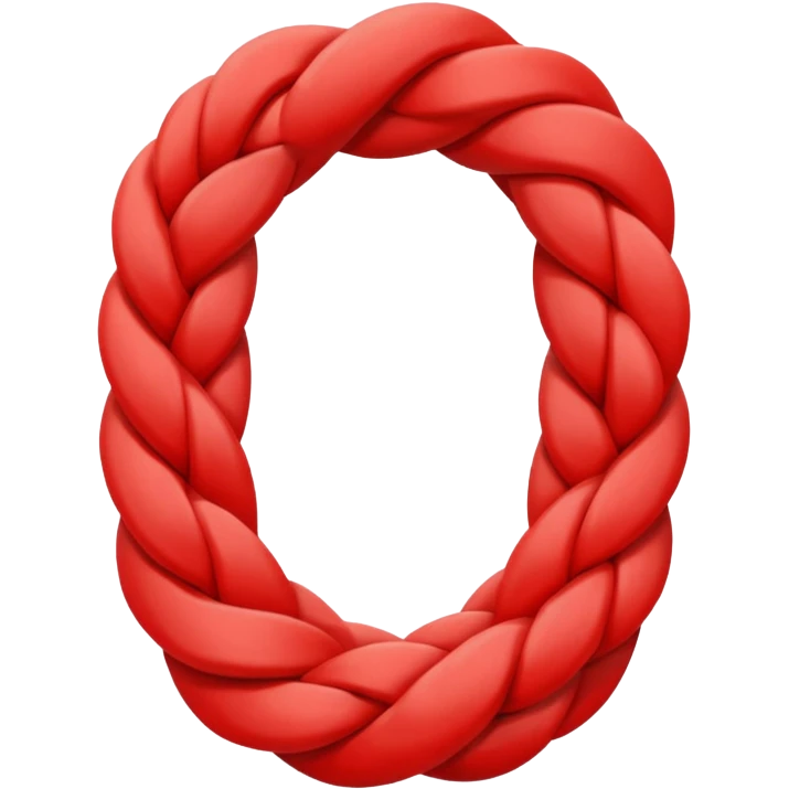 Red rope emoji