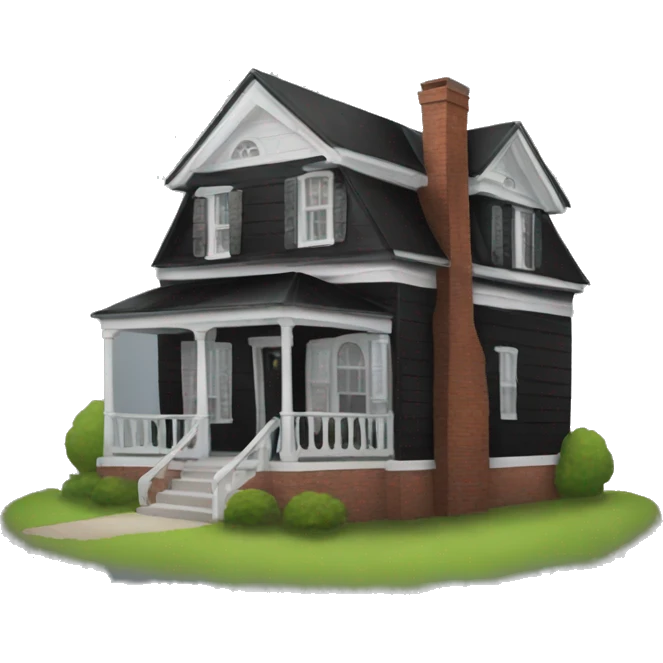 Black house emoji