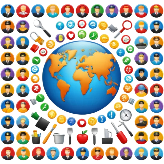 The World of Labor May emoji