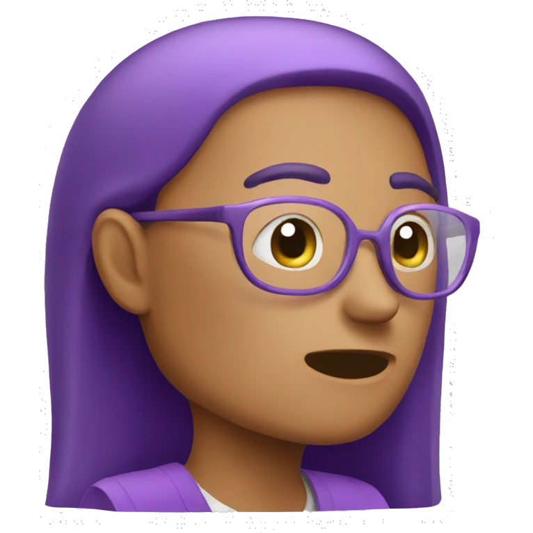 zzz purple emoji