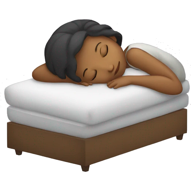 Girl sleeping  emoji