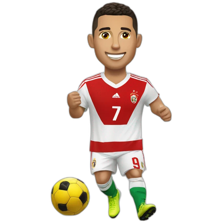 Ronaldo avec du coca emoji