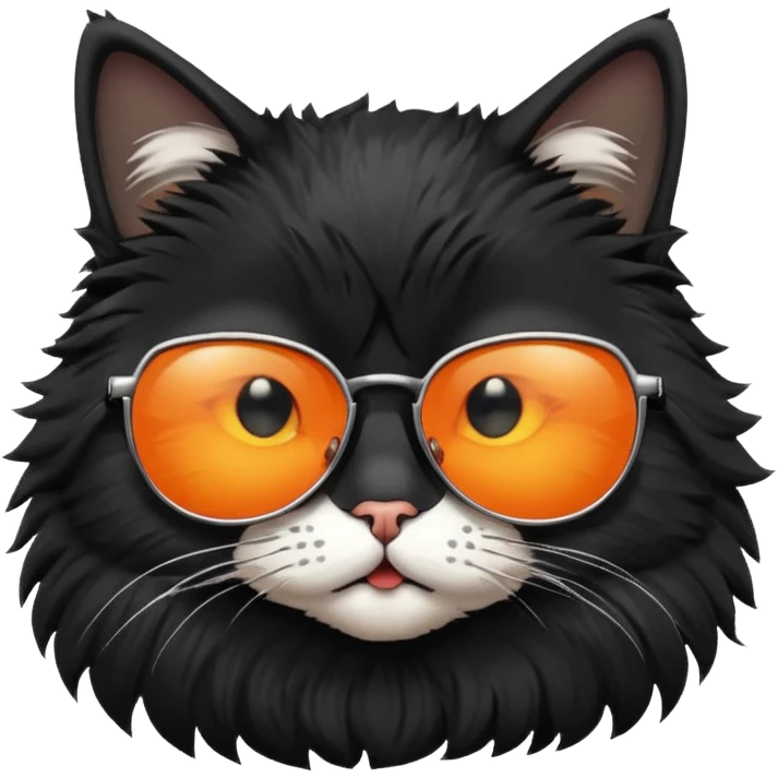 A cat wearing sunglasses emoji