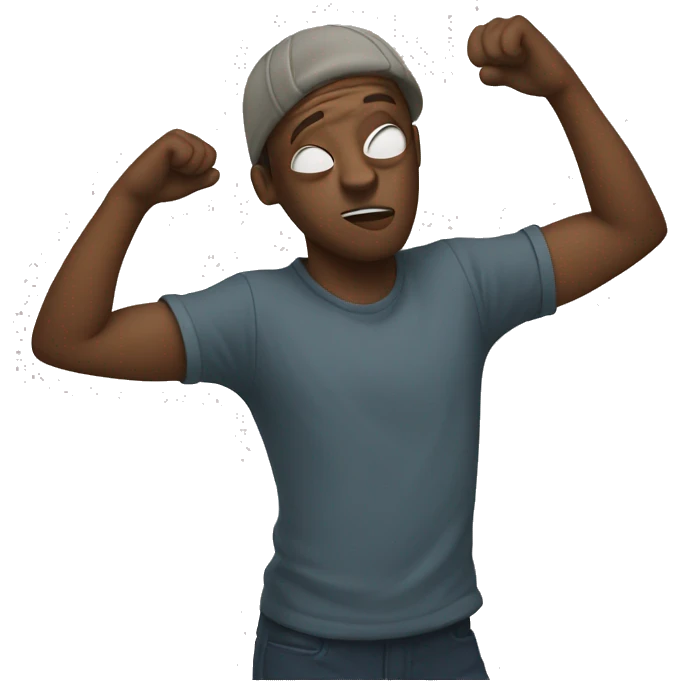 Person dabbing emoji