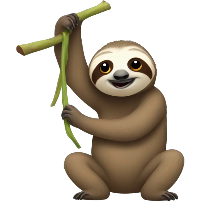 Sloth playin emoji