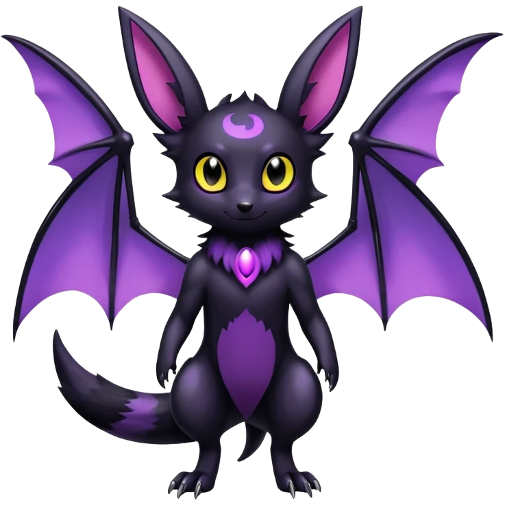 Salandit-Noibat-Umbreon-Hybrid (Full body) emoji
