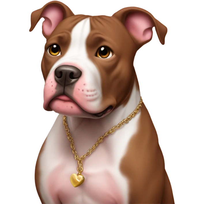 crie um pitbull mandando beijos emoji