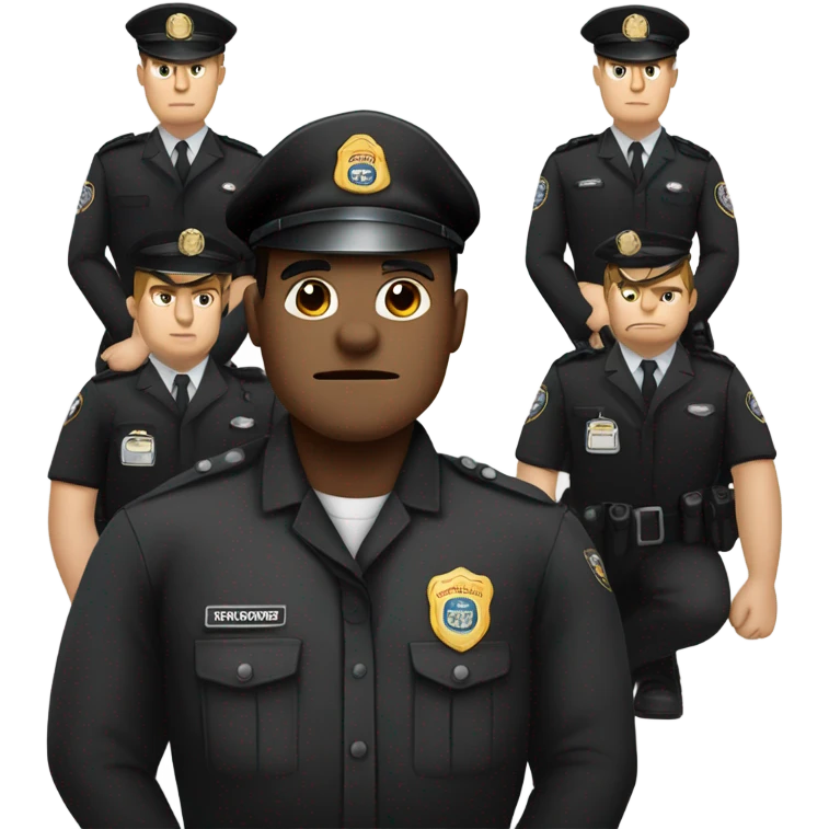 angry security guard emoji