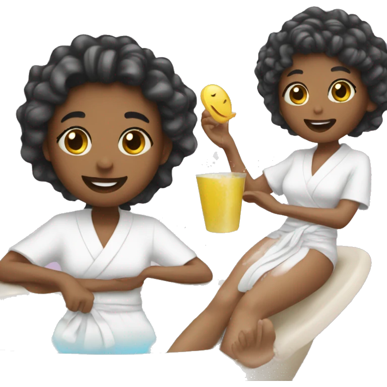 Emoji spa day emoji