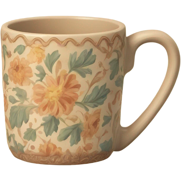 Vintage mug emoji