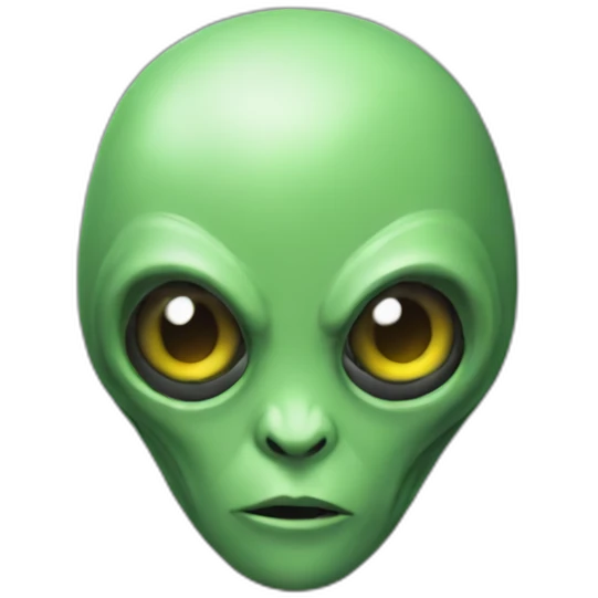 Alien in moto emoji