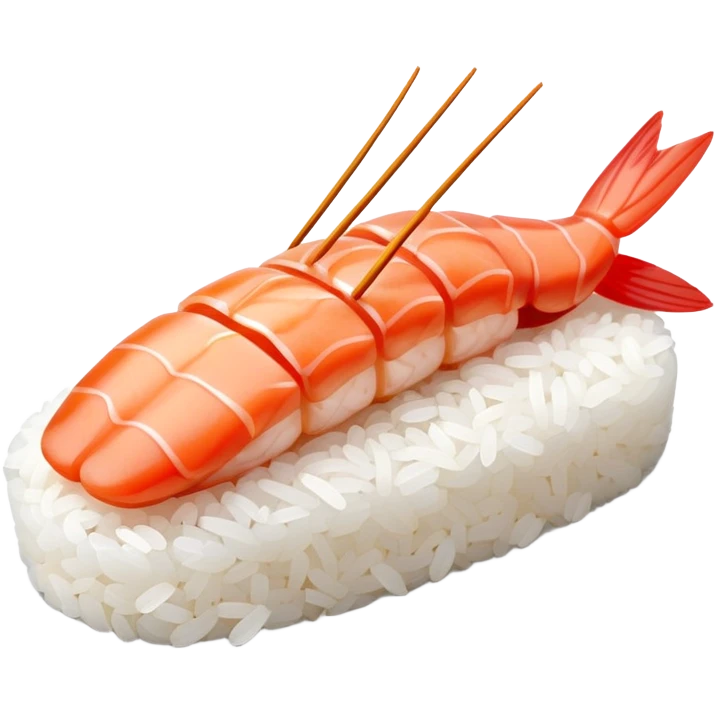Sweet shrimp nigiri emoji