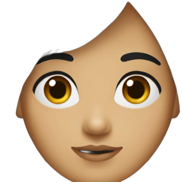 canadian-girl-black-bangs emoji