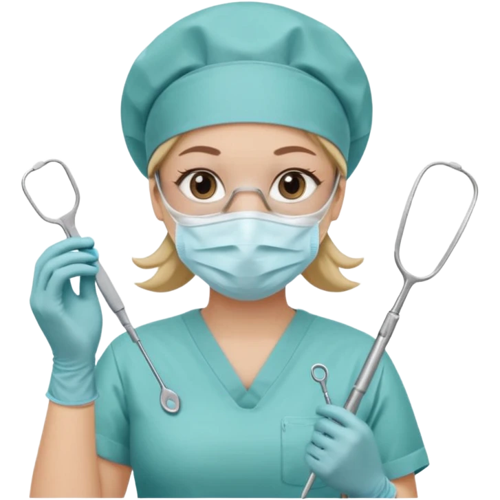 scrub nurse sterile stuff emoji