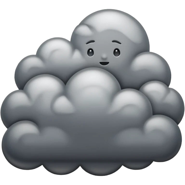 fight cloud emoji