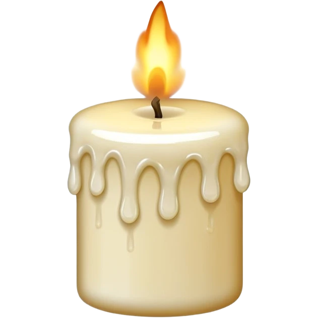 Cute candle emoji
