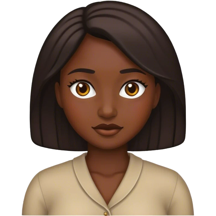 Dark feminine emoji