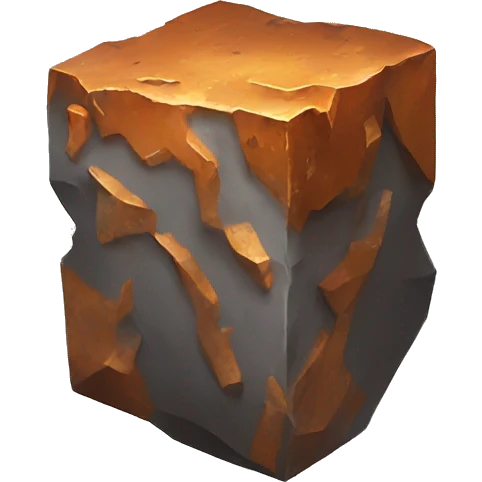 rusty metal mineral emoji