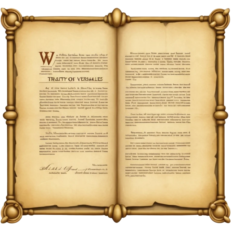 treaty of Versailles emoji