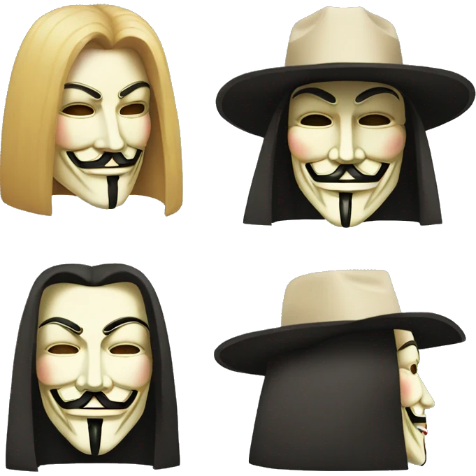 v for vendetta emoji