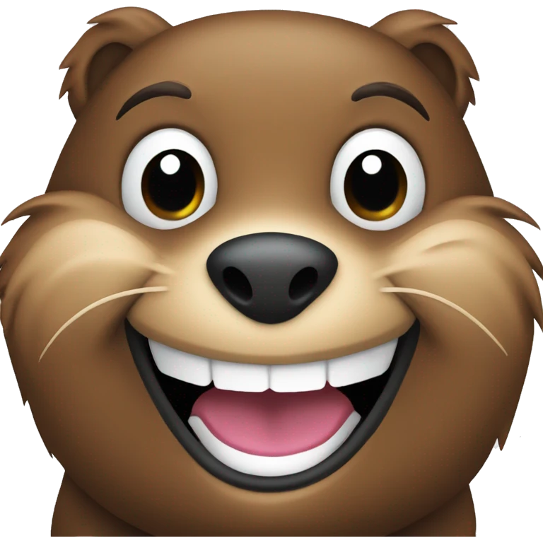 grinning beaver with a ViLLE emoji