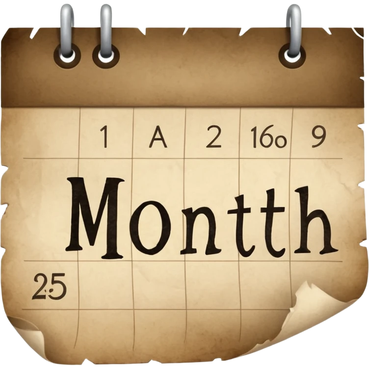 A month emoji