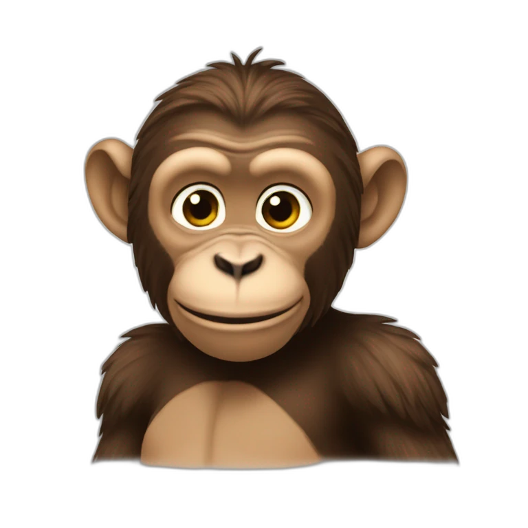 Un singe sur un singe sur un singe emoji
