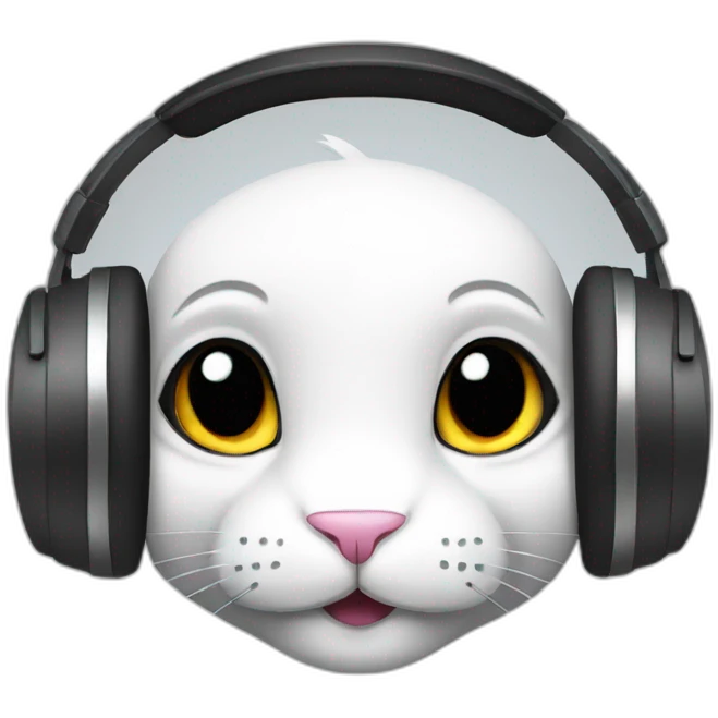 Dj rabbit emoji
