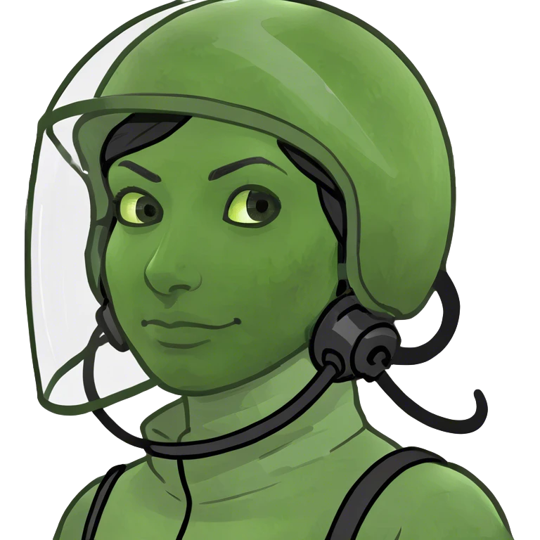 Woman with black hair with full ppe emoji