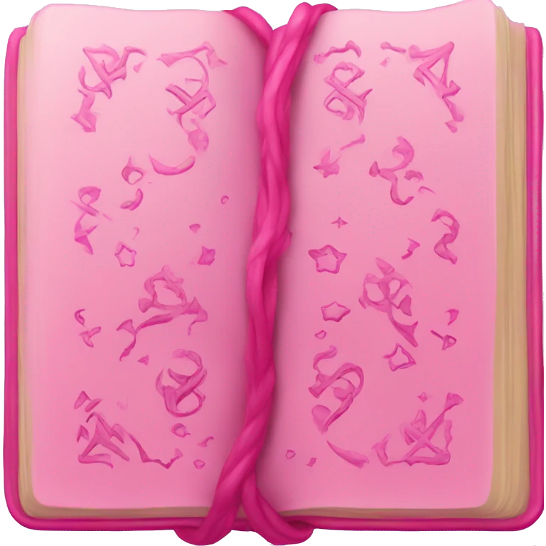 Pink spellbook  emoji