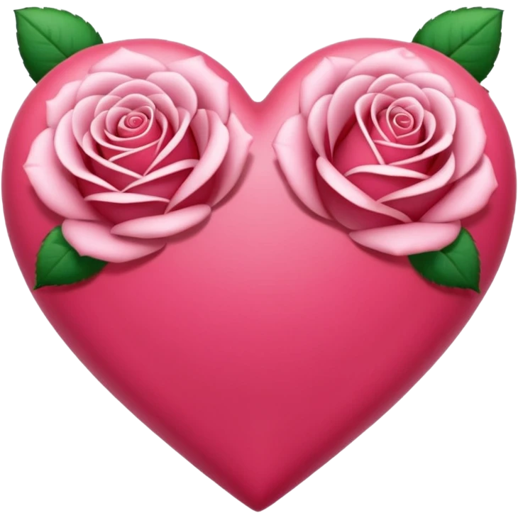 Corazón rositas emoji