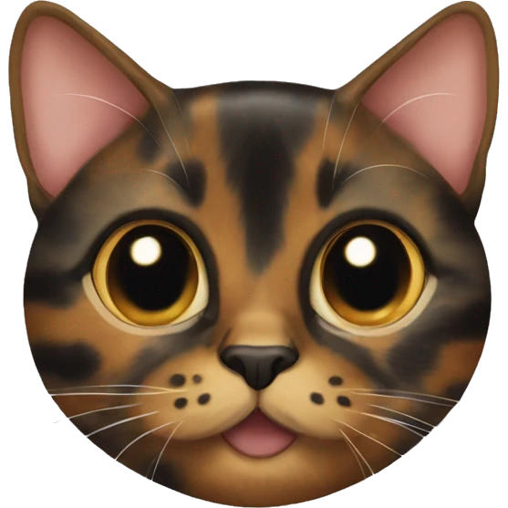 Tortieshell cat emoji