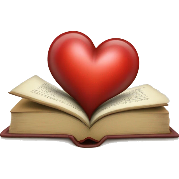 heart with book emoji