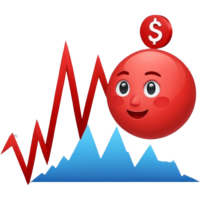 Falling value of the dollar emoji