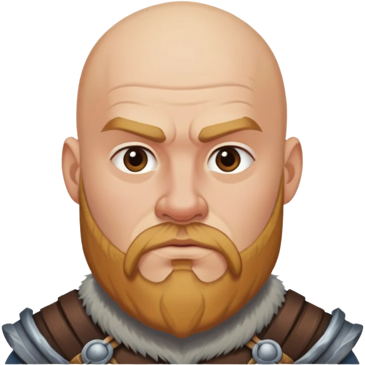 Viking bald emoji
