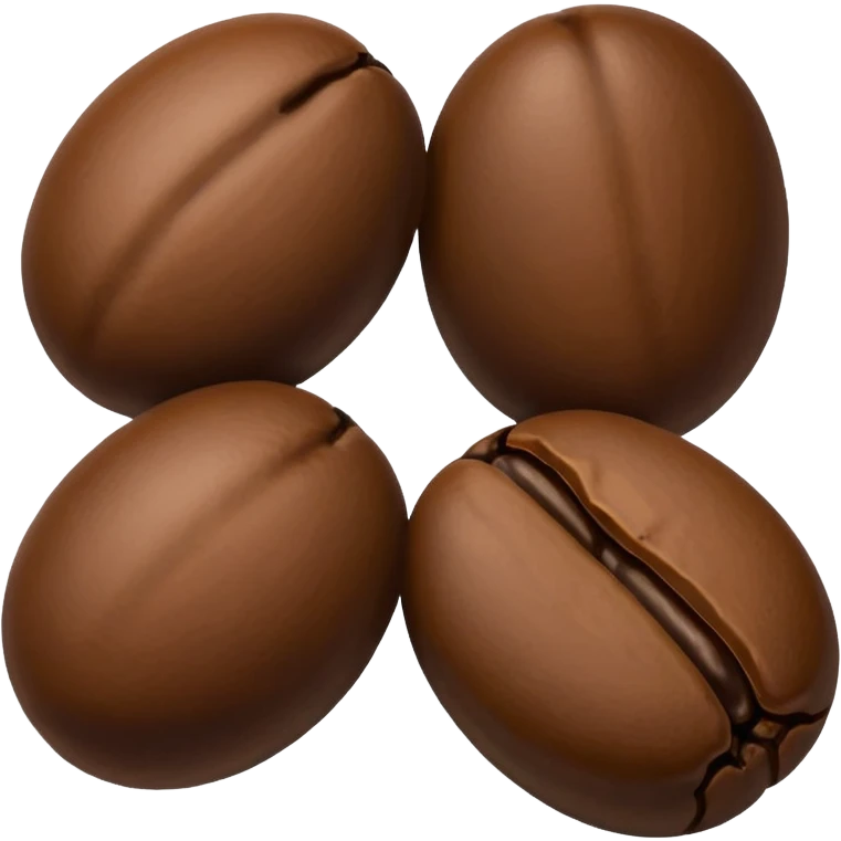Three espresso beans three emoji