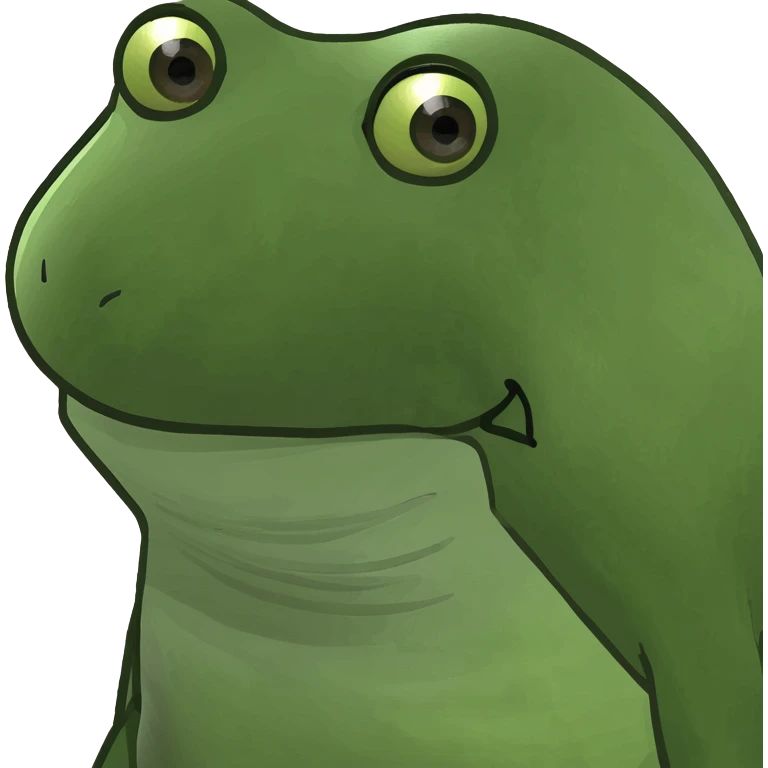 bufo making its way up a steep incline emoji