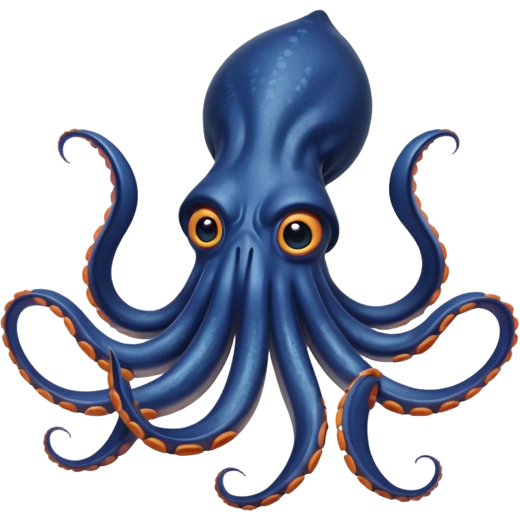 Giant Squid – Huge squid with long curling arms emoji