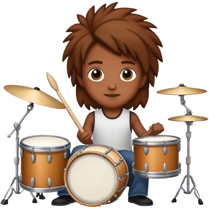 Me playing drums emoji
