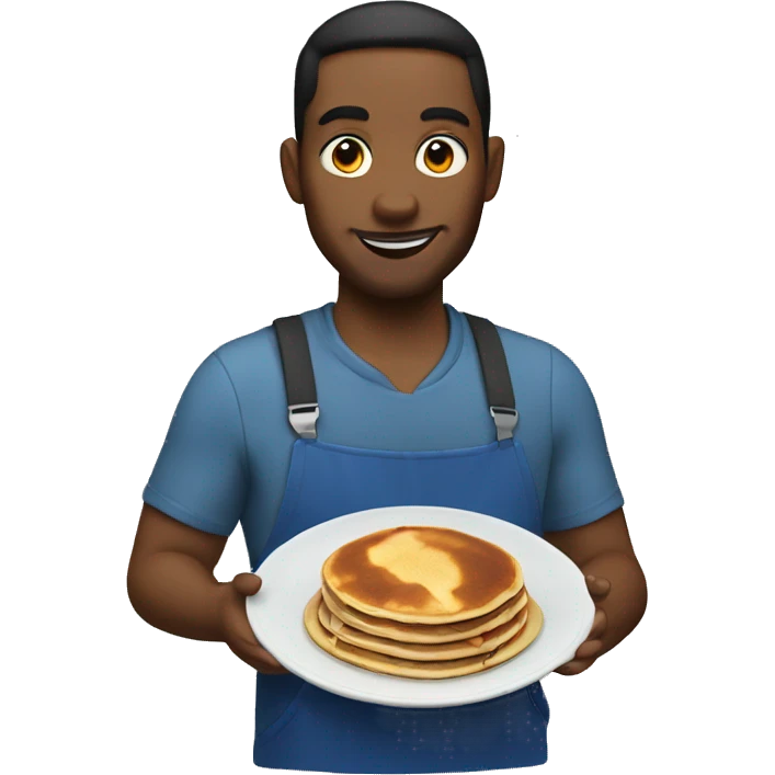 Blueberry pancakes  emoji
