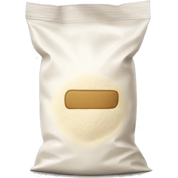 Small package of flour emoji