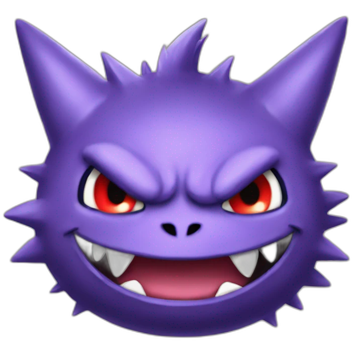 Gengar Pokemon emoji