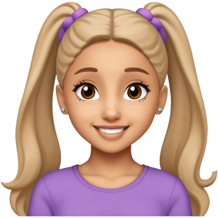 Ariana grande animated version emoji