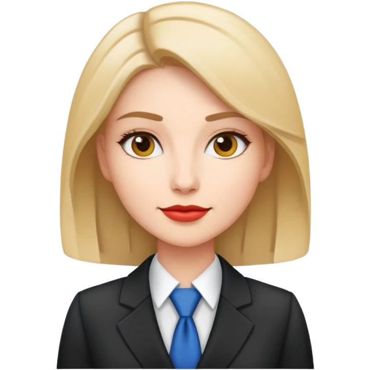 professional woman character with business attire emoji
