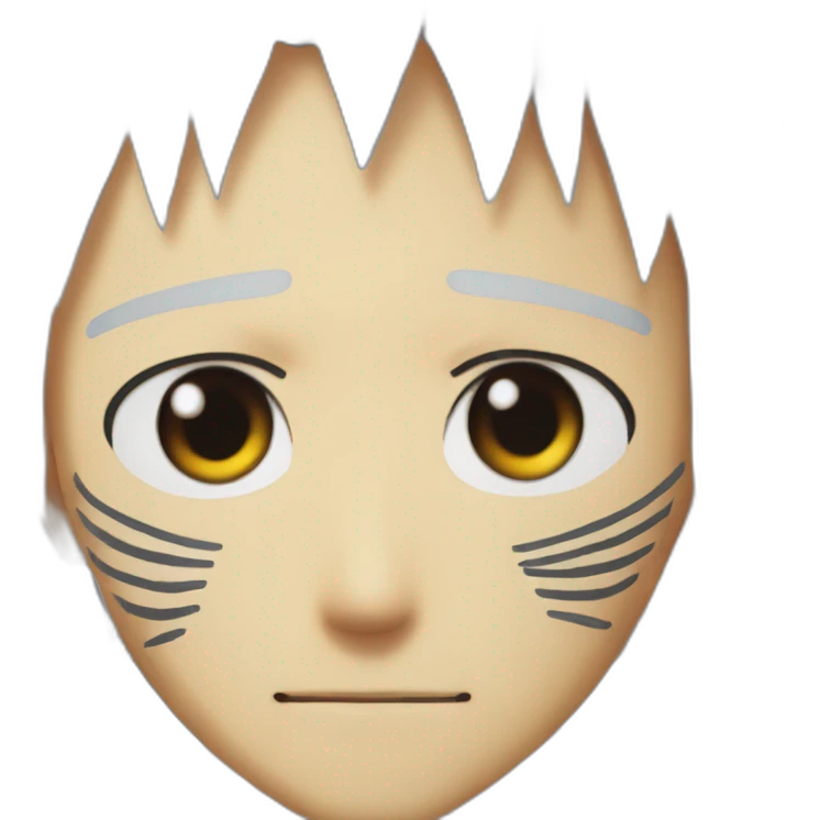 Boruto uzumaki with scar on right eye emoji