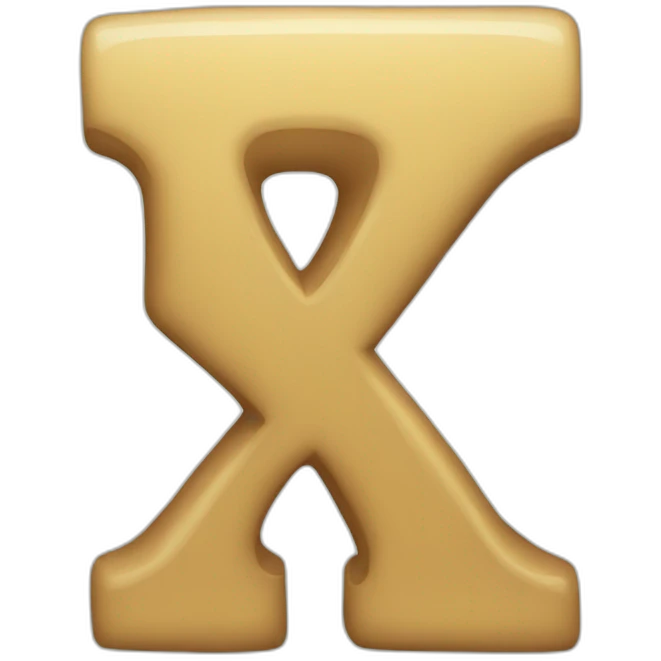 letter x emoji