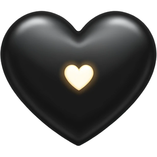black heart gig emoji