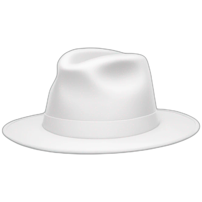 Whites hat emoji